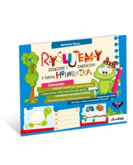 Rysujemy szlaczki i zygzaczki z żabką Honoratką