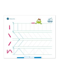 Rysujemy szlaczki i zygzaczki z żabką Honoratką