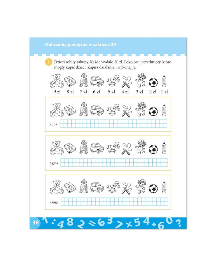 MATEMATYCZNA SUPERklasa dla uczniów KLASY 1 szkoły podstawowej