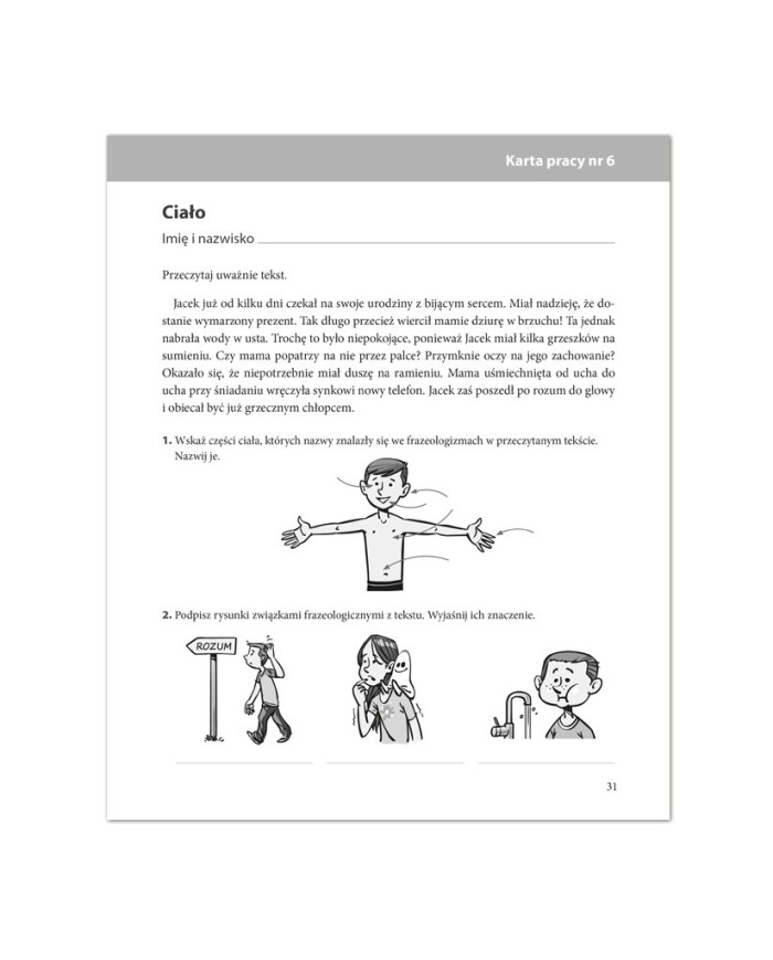 Zabawy w słówka – Frazeologiczna łamigłówka