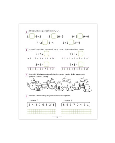 Matematyka kl. 1 - zadania matematyczne i logiczne z Olimpkiem Matematyka kl. 1 - zadania matematyczne i logiczne z Olimpkiem