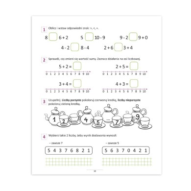 Matematyka kl. 1 - zadania matematyczne i logiczne z Olimpkiem Matematyka kl. 1 - zadania matematyczne i logiczne z Olimpkiem
