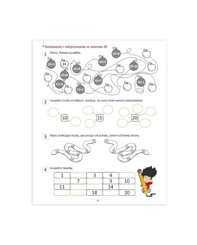 Matematyka kl. 1 - zadania matematyczne i logiczne z Olimpkiem Matematyka kl. 1 - zadania matematyczne i logiczne z Olimpkiem