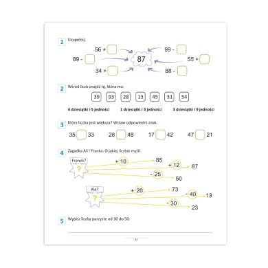 Matematyka kl. 2 - zadania matematyczne i logiczne z Olimpkiem Matematyka kl. 2 - zadania matematyczne i logiczne z Olimpkiem