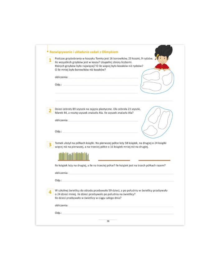 Matematyka Kl 3 Zadania Matematyczne I Logiczne Z Olimpkiem 9721