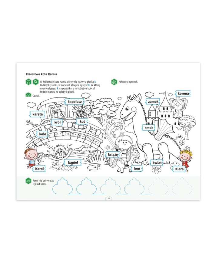 Literki – duże i małe bohaterki | klasa 1