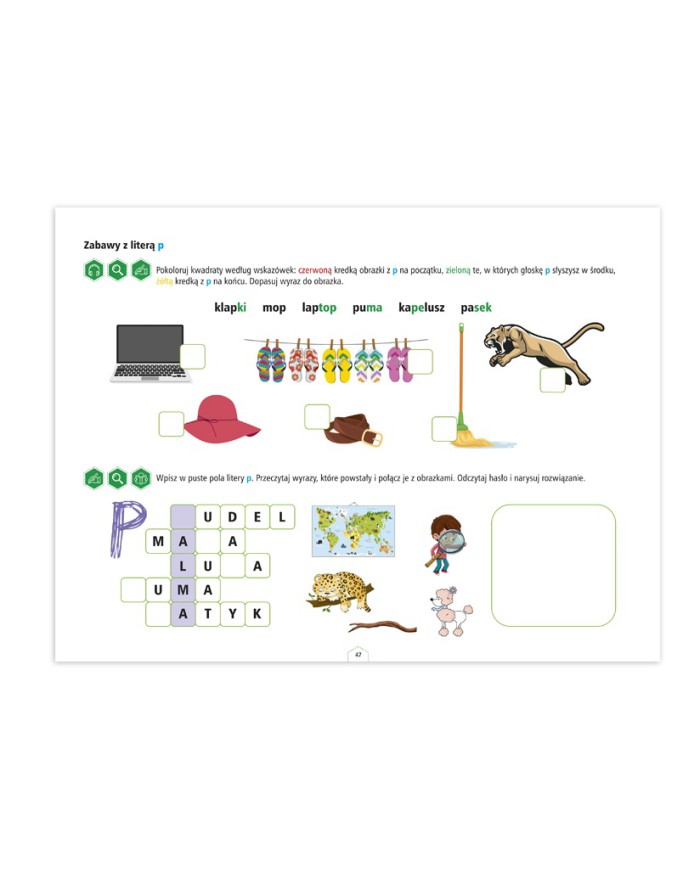 Literki – duże i małe bohaterki | klasa 1