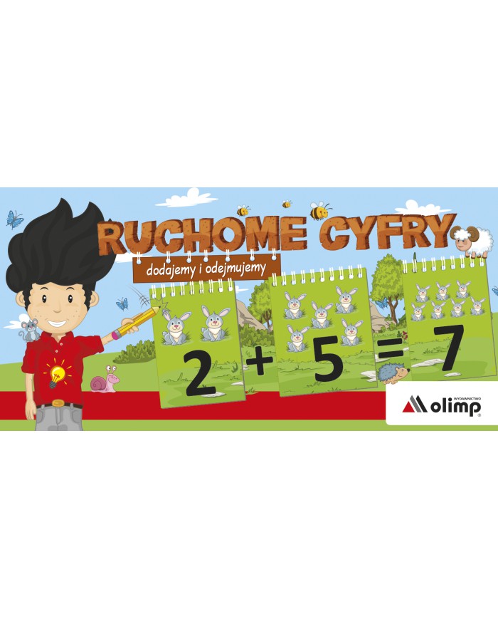 RUCHOME CYFRY dodajemy i odejmujemy