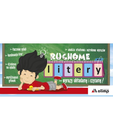 RUCHOME litery - wyrazy układamy i czytamy! RUCHOME litery - wyrazy układamy i czytamy!