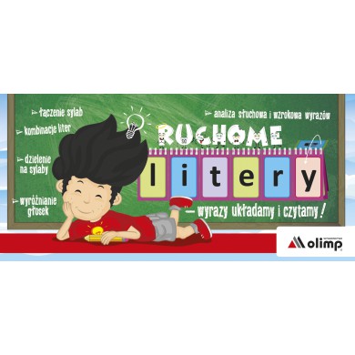 RUCHOME litery - wyrazy układamy i czytamy!