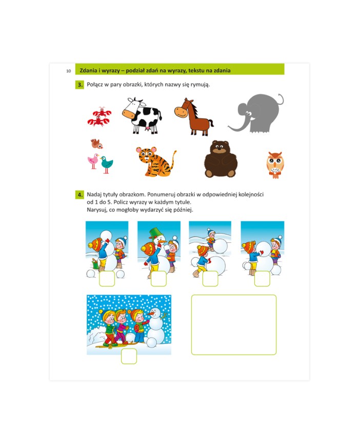 ĆWICZENIA słownikowe, ortograficzne i gramatyczne | klasa 1