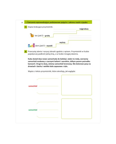 ĆWICZENIA słownikowe, ortograficzne i gramatyczne|klasa 2 ĆWICZENIA słownikowe, ortograficzne i gramatyczne|klasa 2