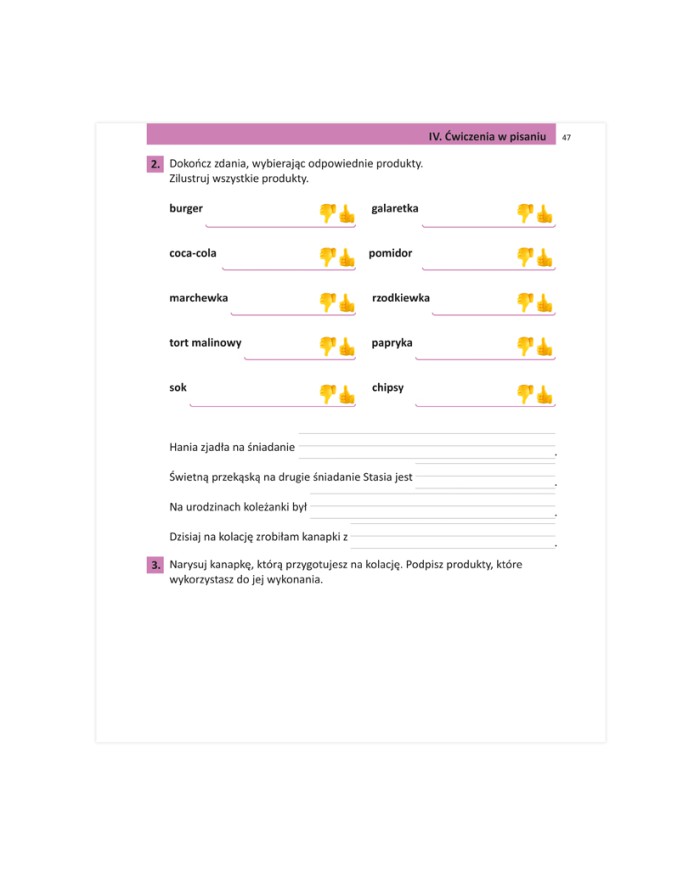 ĆWICZENIA słownikowe, ortograficzne i gramatyczne|klasa 2