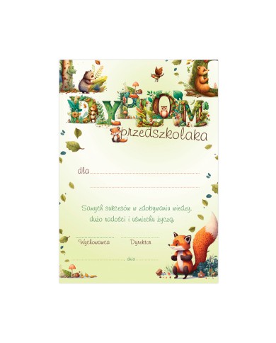 DYPLOM Przedszkolaka new