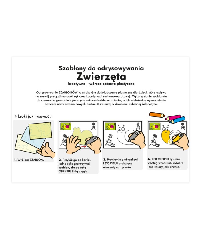 SZABLONY do obrysowywania ZWIERZĘTA