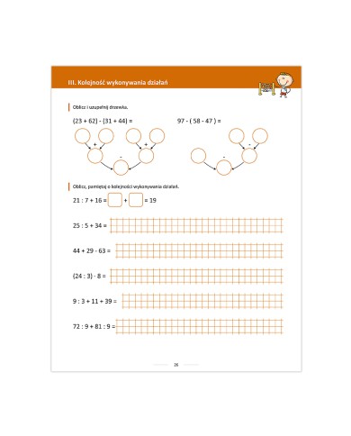 Trening umiejętności matematycznych trzecioklasisty Trening umiejętności matematycznych trzecioklasisty