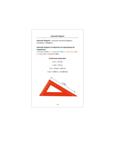 Ściąga - matematyka na progu czwartej klasy Ściąga - matematyka na progu czwartej klasy