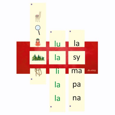 Masz 2 ruchy - przesuwasz sylaby i czytasz