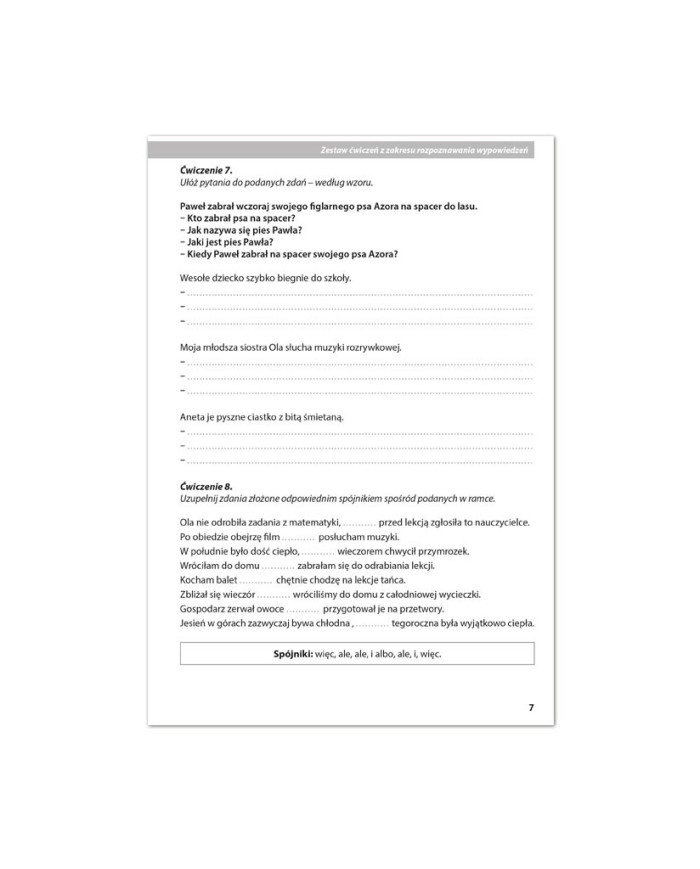 Gramatyka bez tajemnic dla uczniów klas 5 i 6.