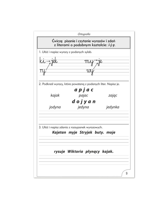 Wiem, co piszę. Wiem, co czytam dla uczniów 2 klasy