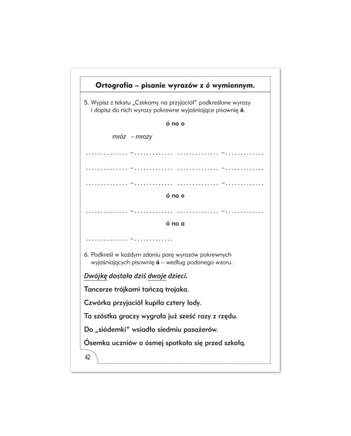 Czytam, piszę i mówię poprawnie dla uczniów 3 klasy