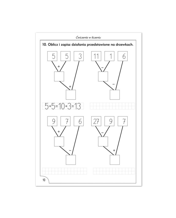 Matematyka na szóstkę – zbiór zadań dla klasy I