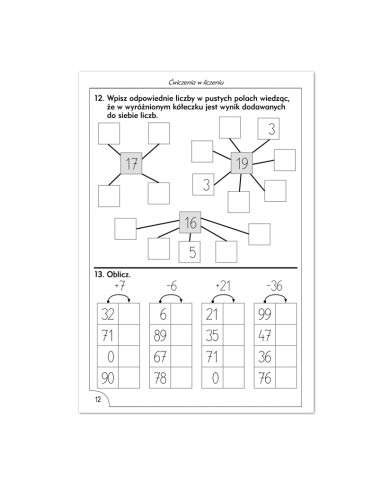 Matematyka na szóstkę – zbiór zadań dla klasy I Matematyka na szóstkę – zbiór zadań dla klasy I
