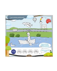 Środki lokomocji – KALKUJ, KOPIUJ, KOLORUJ!