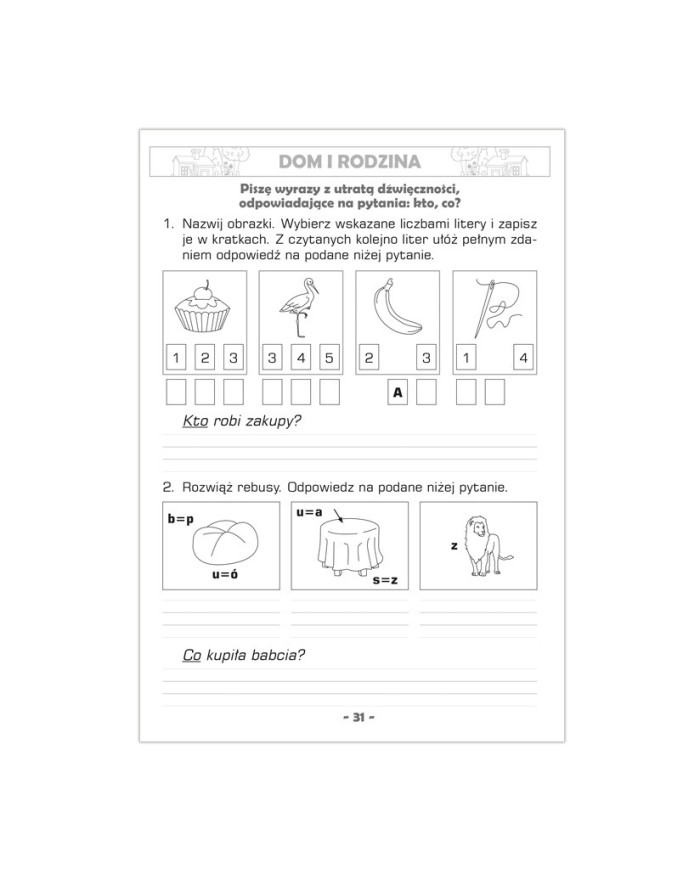 Wszystkie litery znam. Czytam, piszę sam     klasa 1