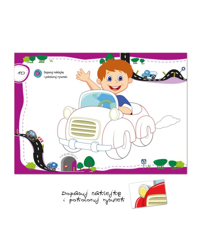 Edukacyjny przystanek: ŚWIAT TWOICH KOLOROWANEK      Samochody!