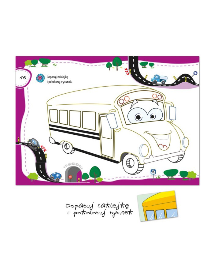 Edukacyjny przystanek: ŚWIAT TWOICH KOLOROWANEK      Samochody!