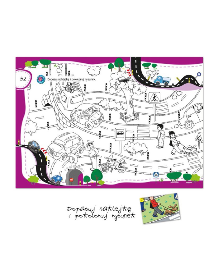 Edukacyjny przystanek: ŚWIAT TWOICH KOLOROWANEK      Samochody!