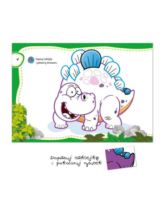 Edukacyjny przystanek: ŚWIAT TWOICH KOLOROWANEK      Dinozaury!