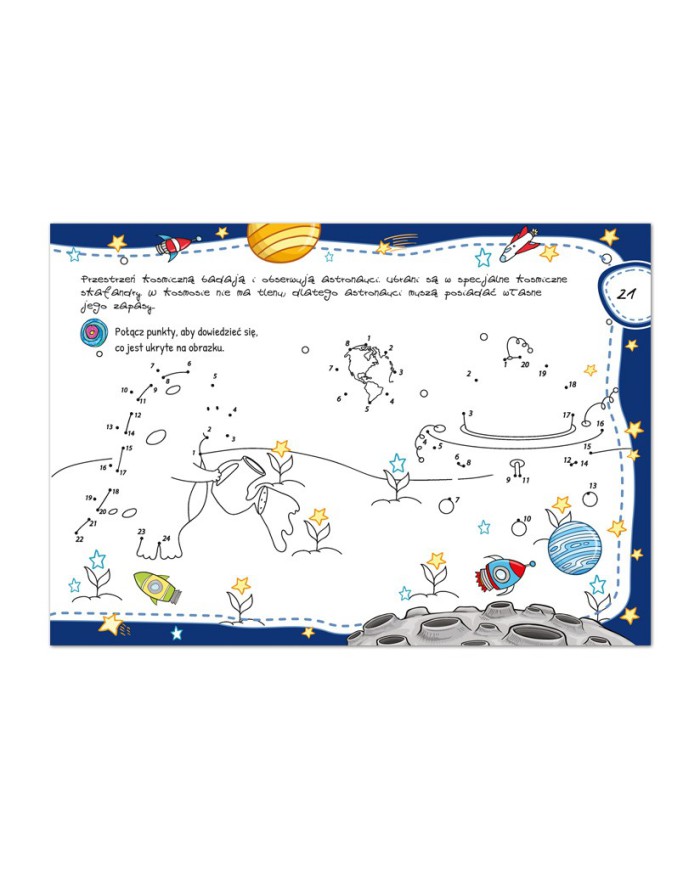 Edukacyjny przystanek: ŚWIAT TWOICH KOLOROWANEK      Kosmos!