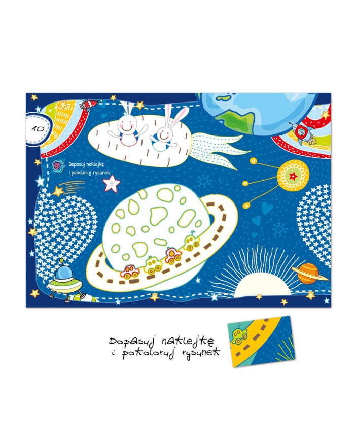 Edukacyjny przystanek: ŚWIAT TWOICH KOLOROWANEK      Kosmos!