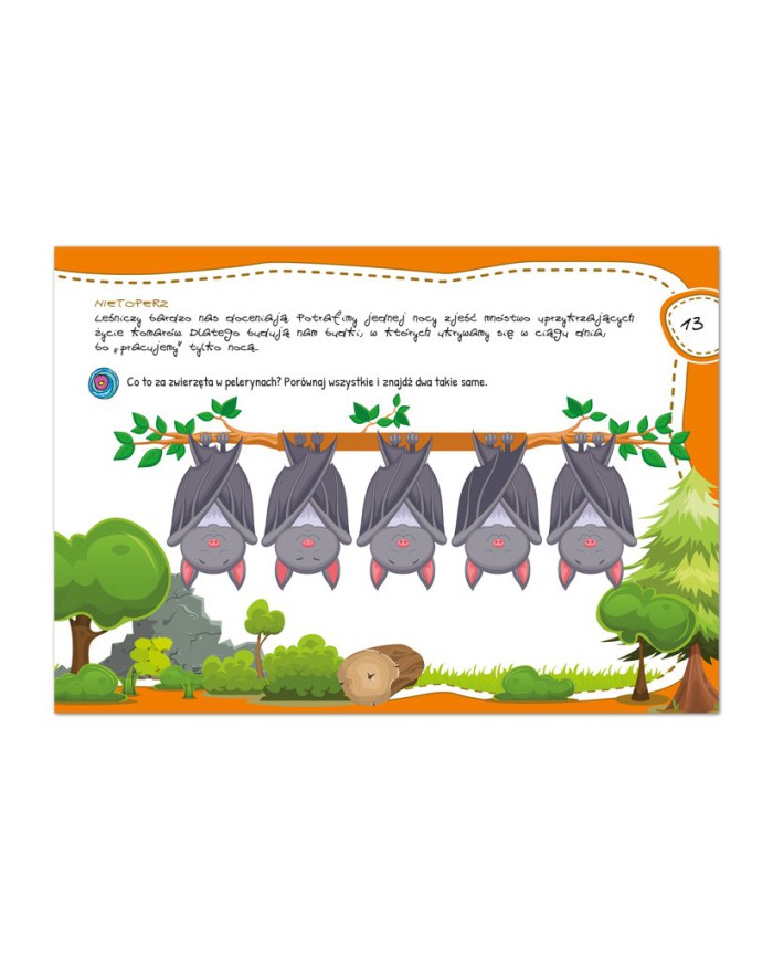 Edukacyjny przystanek: ŚWIAT TWOICH KOLOROWANEK      Zwierzęta leśne!