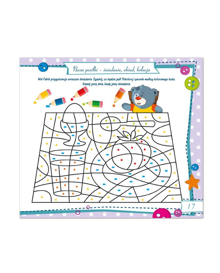 Miś FABIŚ   Rysujemy, malujemy, cały świat kolorujemy!