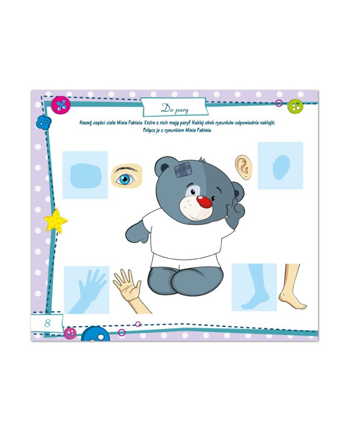 Miś FABIŚ   Rysujemy, malujemy, cały świat kolorujemy!