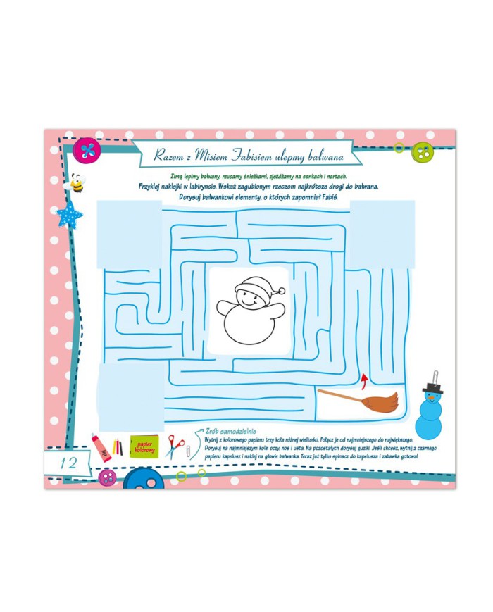 Miś FABIŚ   Obserwój wesoło, co się dzieje wokoło!