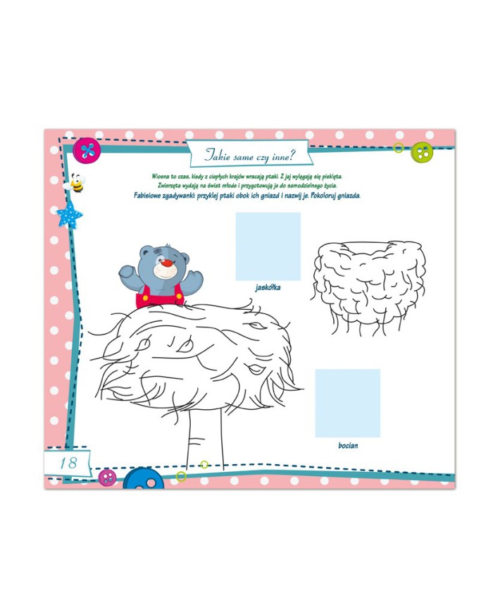 Miś FABIŚ   Obserwój wesoło, co się dzieje wokoło!