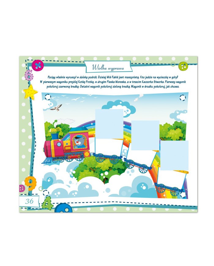 Miś FABIŚ   Bo matematyka to zabawa smyka!