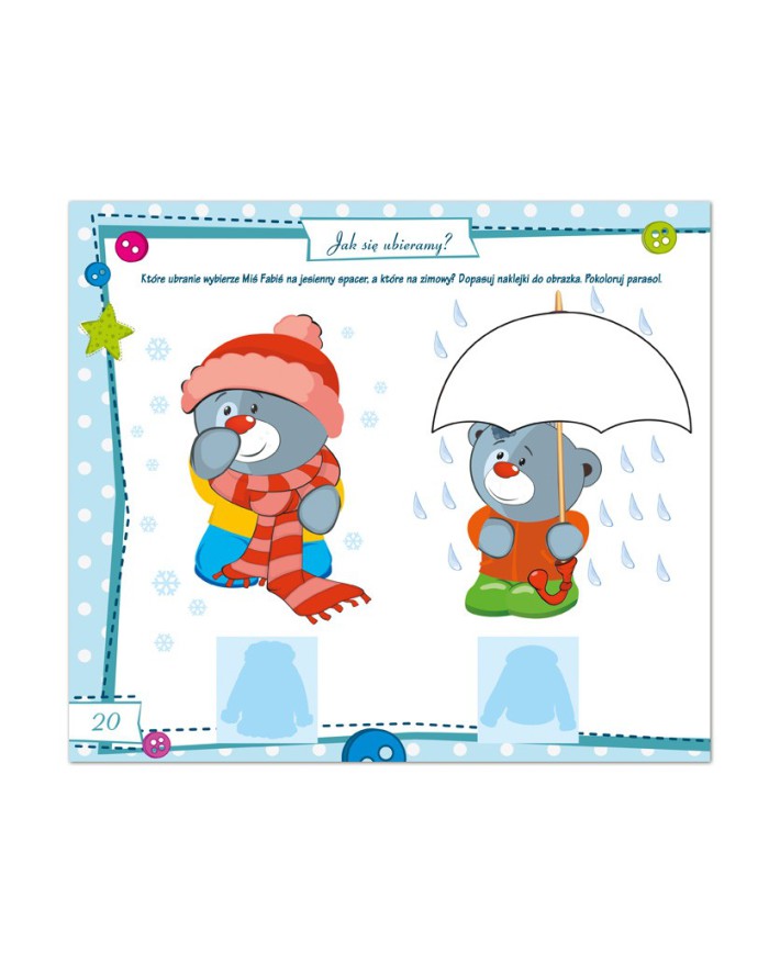 Miś FABIŚ   Ćwiczymy razem, pełnym gazem!