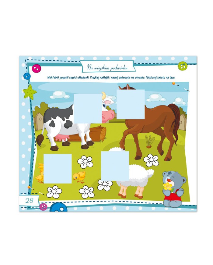 Miś FABIŚ   Ćwiczymy razem, pełnym gazem!