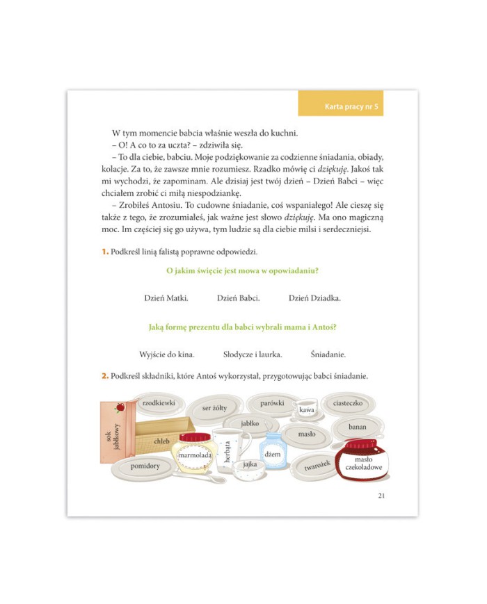 W naszym planie dobre wychowanie | klasa 2