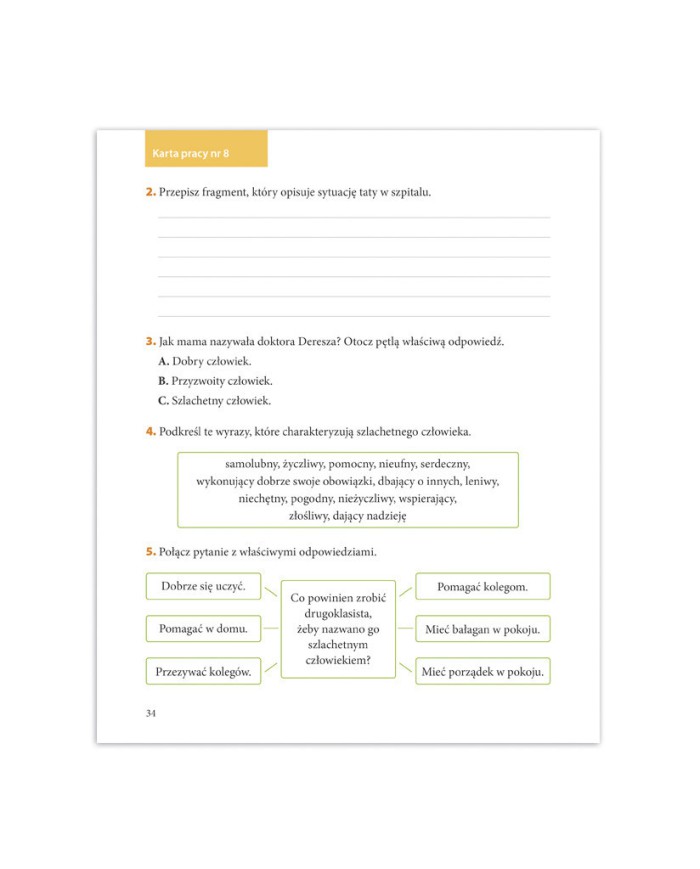 W naszym planie dobre wychowanie | klasa 2